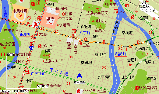 Hiroshima Map