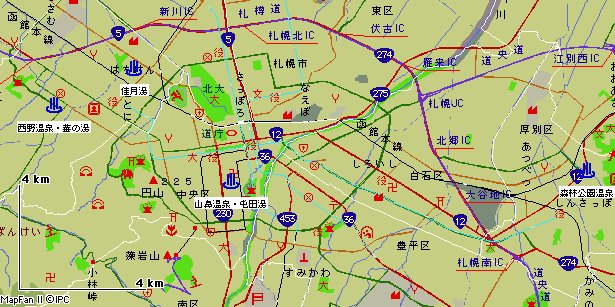 Sapporo Map