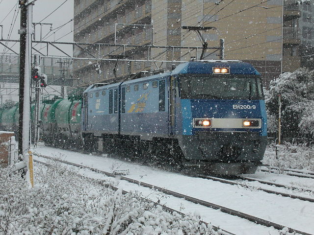 雪の高島線　2006.01.21