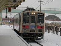 東釧路駅にて3728Ｄ