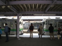 富良野駅にてイベント２