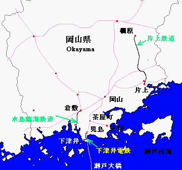岡山県地図