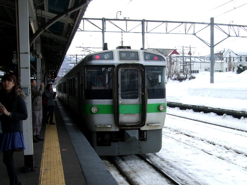 小樽駅停車中JR北海道普通列車