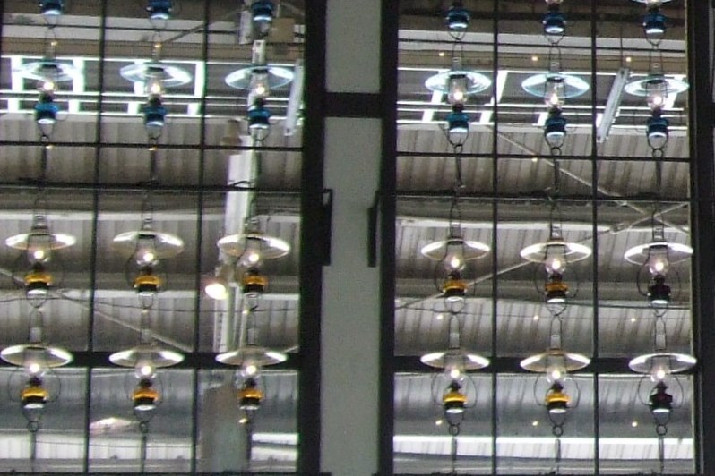 小樽駅ランプのカーテン