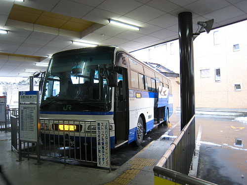 草津バスターミナル９：０５発JRバス関東