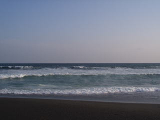 平塚の浜辺