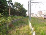 勝田駅のホーム跡