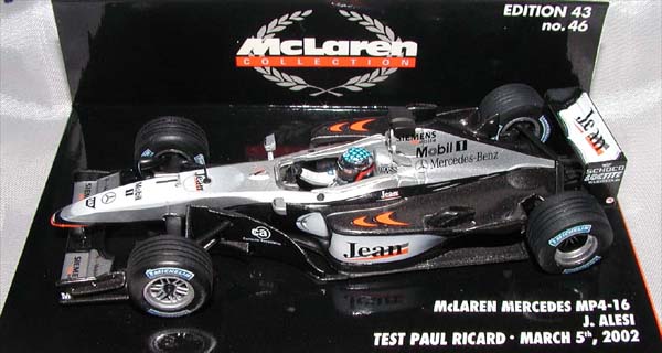 McLaren Mercedes MP4/16 TEST PAUL RICARD