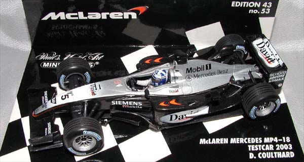 McLaren Mercedes MP4/18 TEST CAR