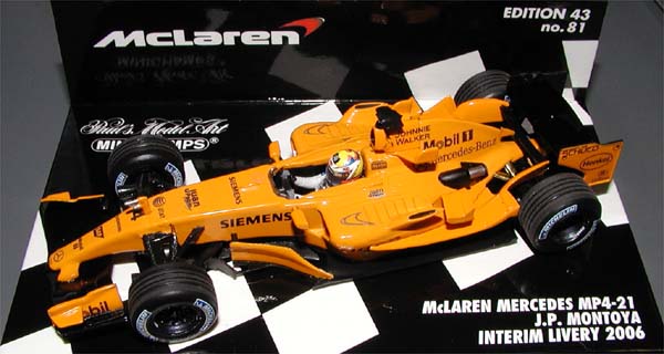 McLaren Mercedes MP4/21 INTERIM TEST CAR