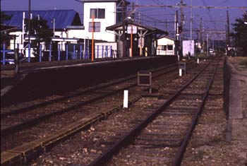 吉良吉田駅、三河線側の構内