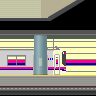 　地下鉄路線エリア２（新線新宿）。