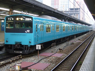 大阪環状線 201系 大モリKM222@大阪(2007.03.29)