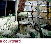 a courtyard