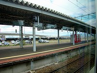 函館駅にて