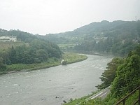 千曲川の流れ