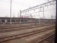 大牟田駅を発車