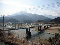 富士川に架かる南部橋