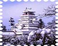 写真は鶴ヶ城の雪景色です