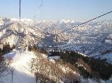 ガーラ湯沢スキー場・ゴンドラディリジャンス（搬器と沿線風景）