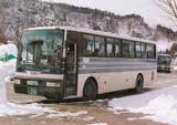 立山山麓スキー場への路線バス