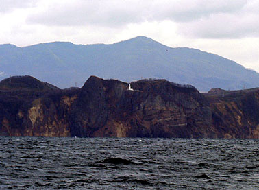 地球岬と室蘭岳