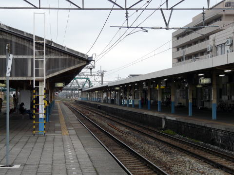 新発田駅ホーム