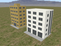都市建築物-中小ビル　ダウンロード