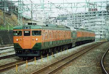 東海道線の列車