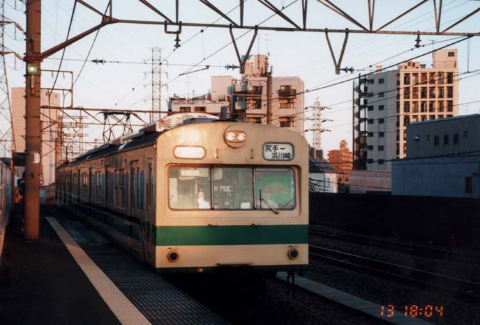 南武線で最後の活躍をする101系