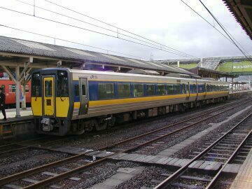 米子駅にて