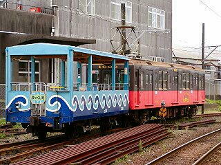 自慢(?)のトロッコ「澪つくし号」