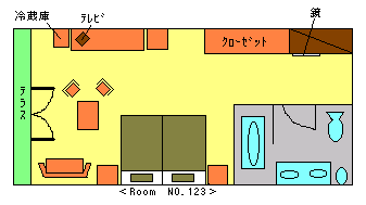 パラドールの部屋！