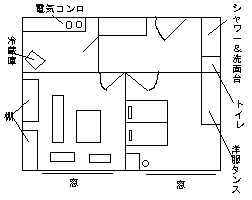 部屋の間取り