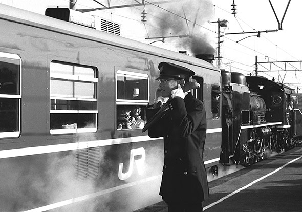 木ノ本駅にて
