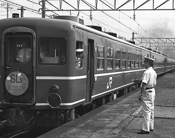 木ノ本駅にて
