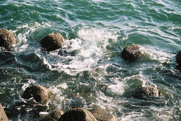 13 城南島海浜公園波打ち際