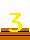 跳び箱風カウンタ3[1KB]